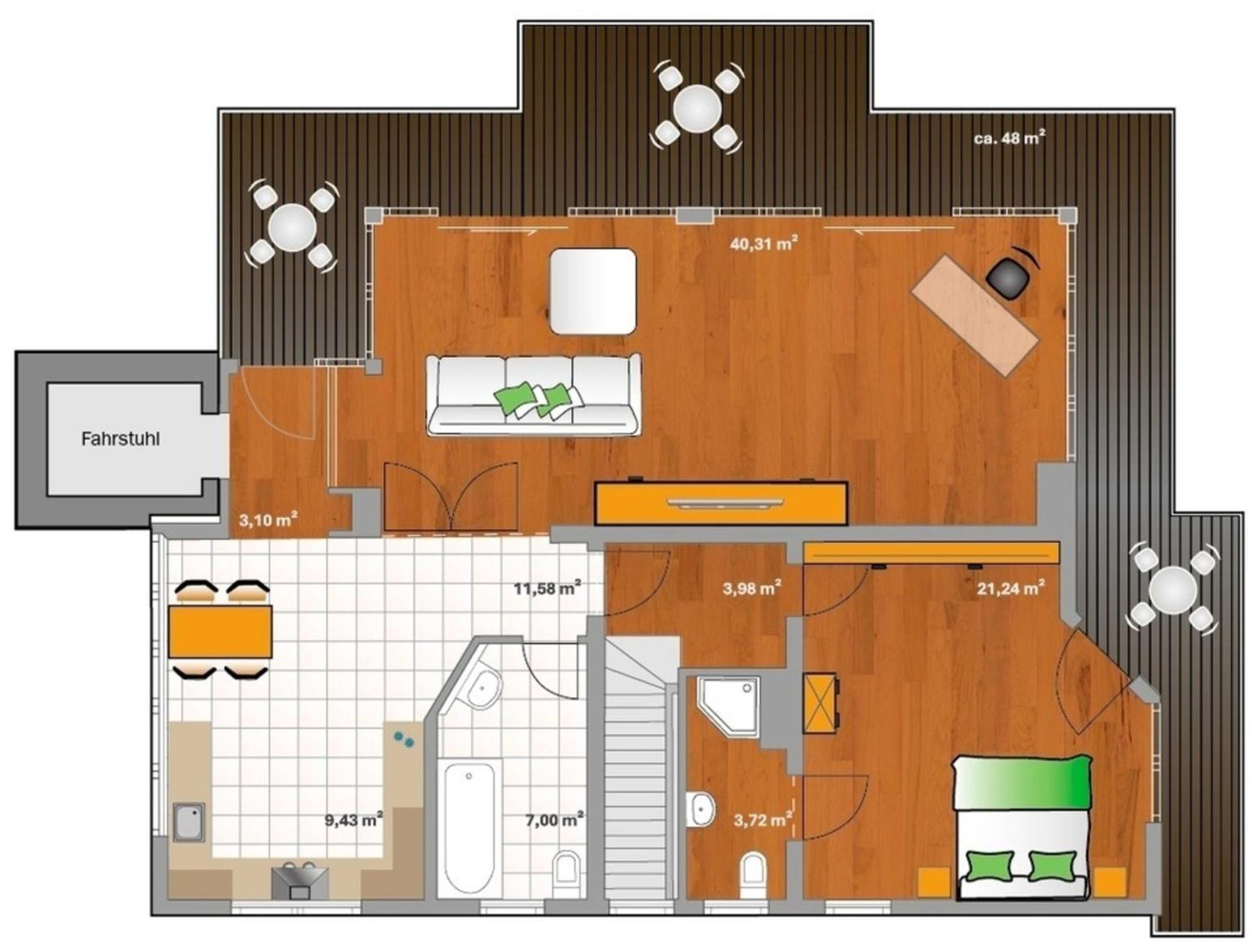 شقة Ancora Marina Haus 2 Penthouse نوستاد ان هولستن المظهر الخارجي الصورة